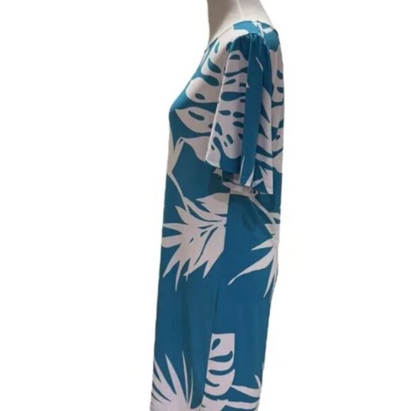 NWT Alexander + Oak Blue Size S Bust 38" Length 36" 93" Polyester 7% spandex - Picture 5 of 7